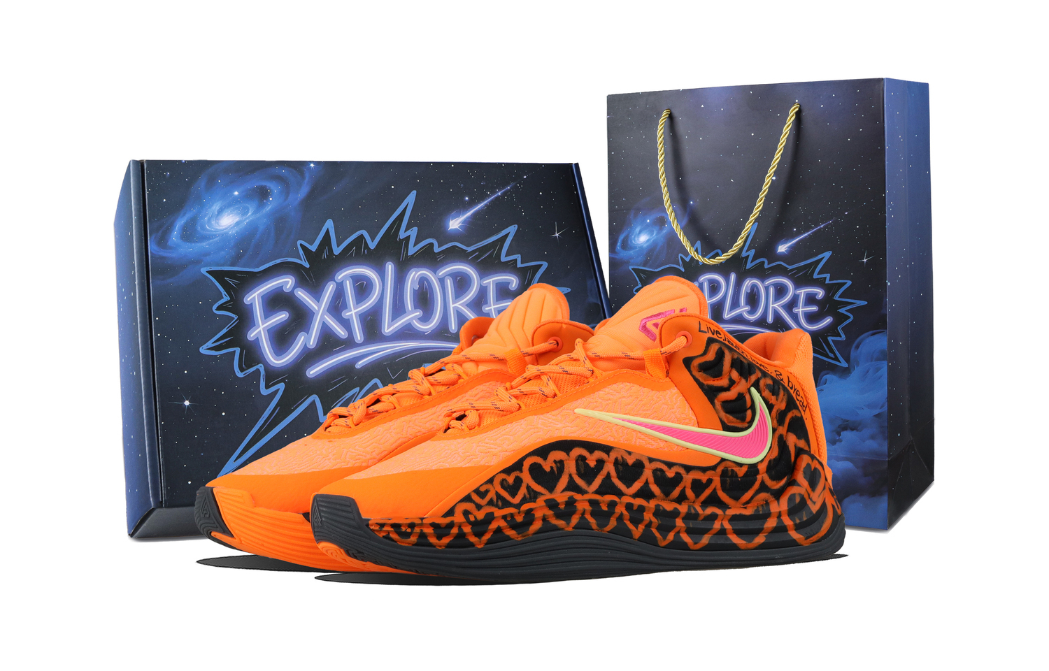 Giannis Freak 7 Wild Love Fiery Orange устойчивые к истиранию баскетбольные кроссовки mid top unisex Nike, оранжевый
Giannis Freak 7 Wild Love Fiery Orange устойчивые к истиранию баскетбольные кроссовки mid top unisex Nike, оранжевый