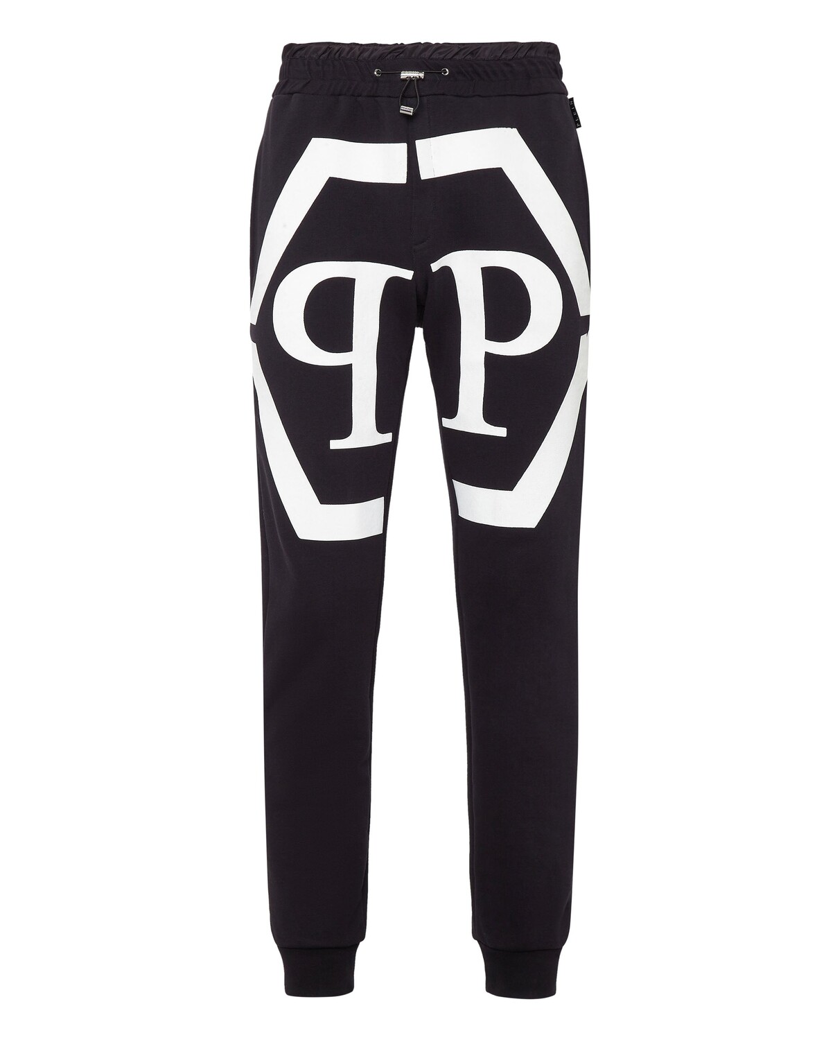 Брюки для бега с шестигранником Philipp Plein, цвет Black / White 
Брюки для бега с шестигранником Philipp Plein, цвет Black / White