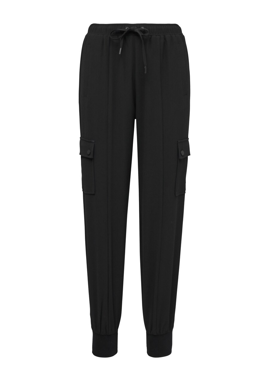 Обычные брюки QS, черный
Обычные брюки QS, черный