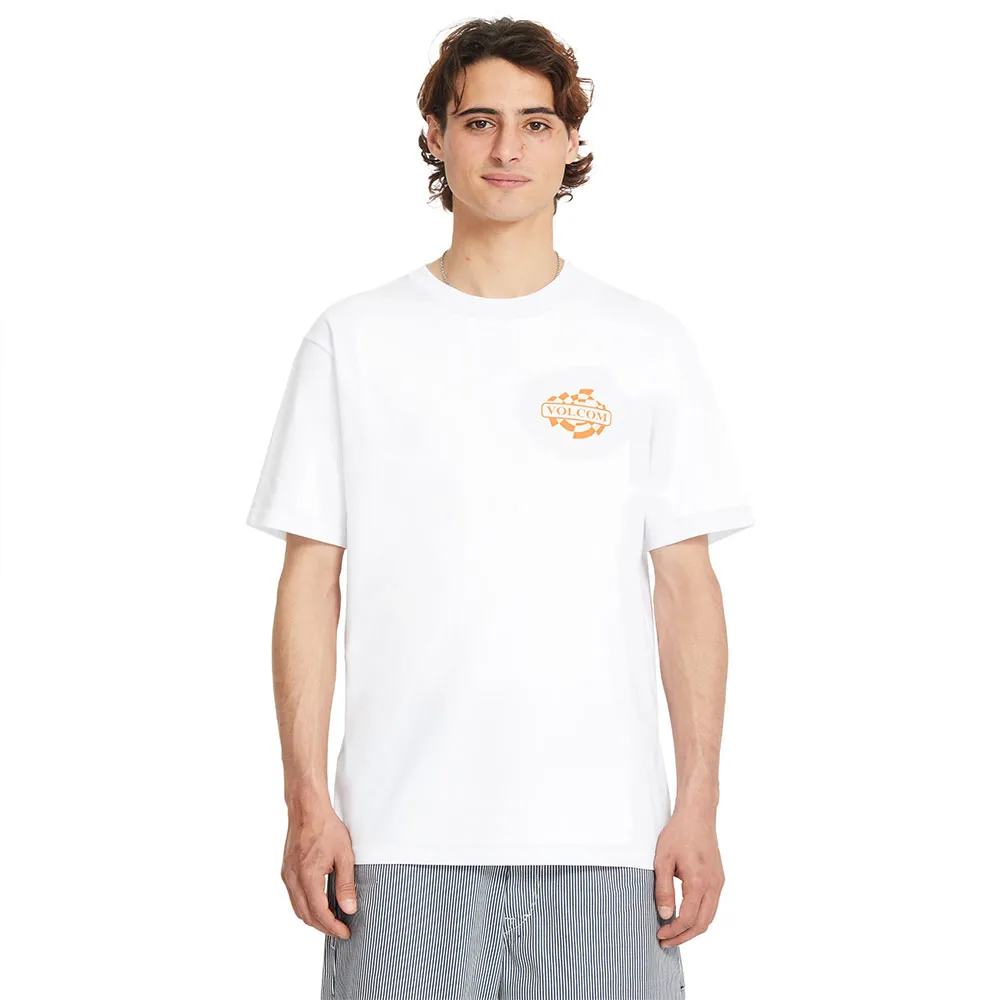 Футболка с коротким рукавом Volcom Startlog, белый 
Футболка с коротким рукавом Volcom Startlog, белый