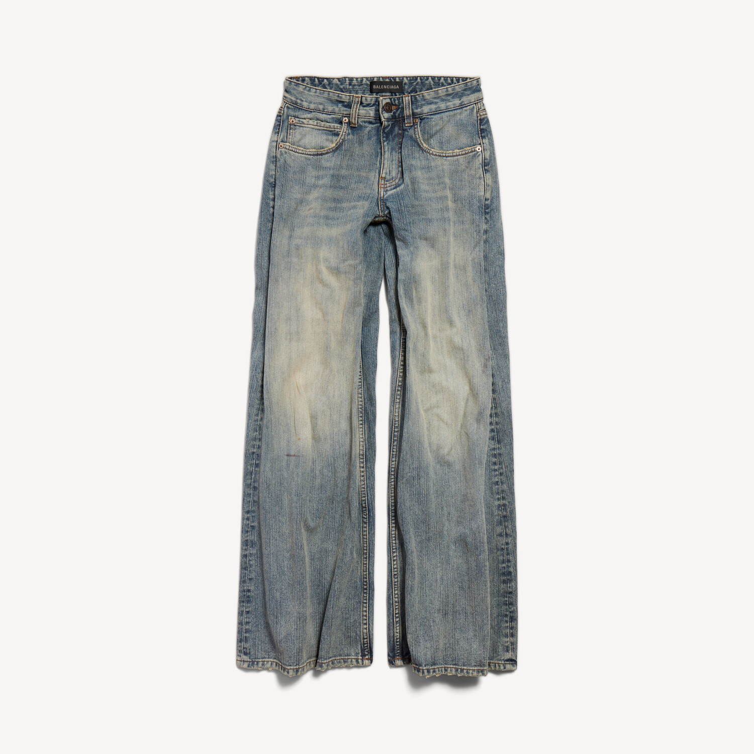 BALENCIAGA Женские мешковатые брюки с заниженной талией голубого цвета
BALENCIAGA Женские мешковатые брюки с заниженной талией голубого цвета