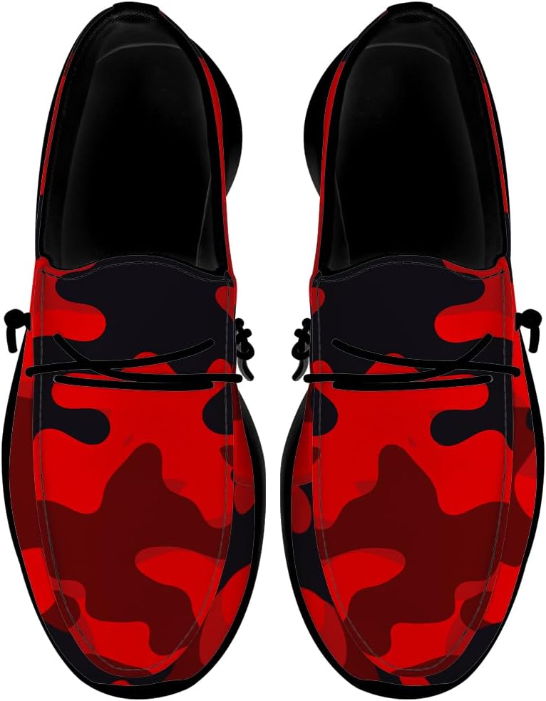 Камуфляжные туфли Quorax для женщин и мужчин, лоферы с удобной посадкой, камуфляжные подарки для мужчин и женщин, черный/красный
Камуфляжные туфли Quorax для женщин и мужчин, лоферы с удобной посадкой, камуфляжные подарки для мужчин и женщин, черный/красный