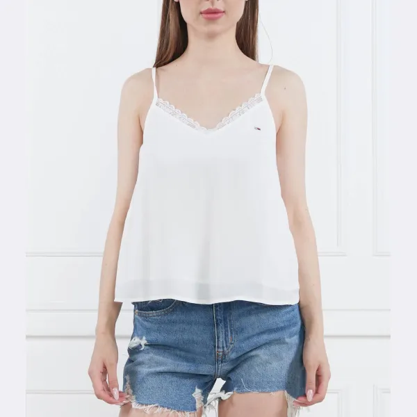 Топ стандартного кроя Tommy Hilfiger, белый
Топ стандартного кроя Tommy Hilfiger, белый