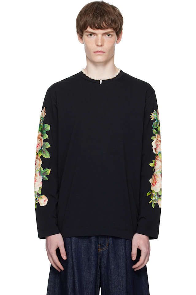 Футболка с длинным рукавом и принтом "Букет роз" Simone Rocha, черный
Футболка с длинным рукавом и принтом "Букет роз" Simone Rocha, черный