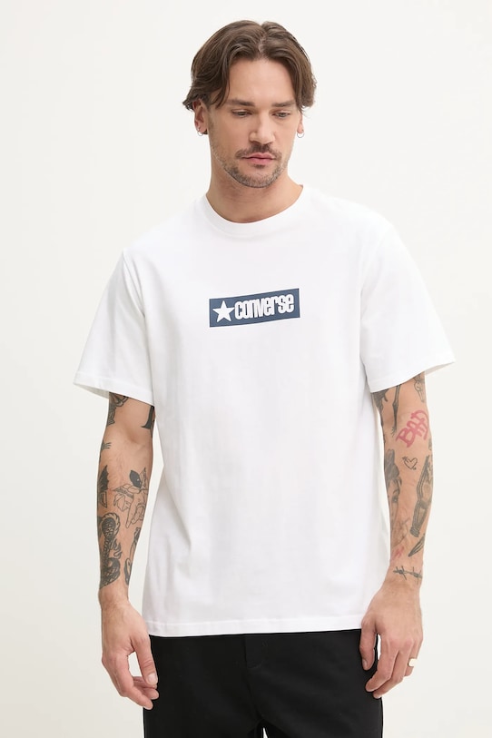 Хлопковая футболка Converse, белый
Хлопковая футболка Converse, белый