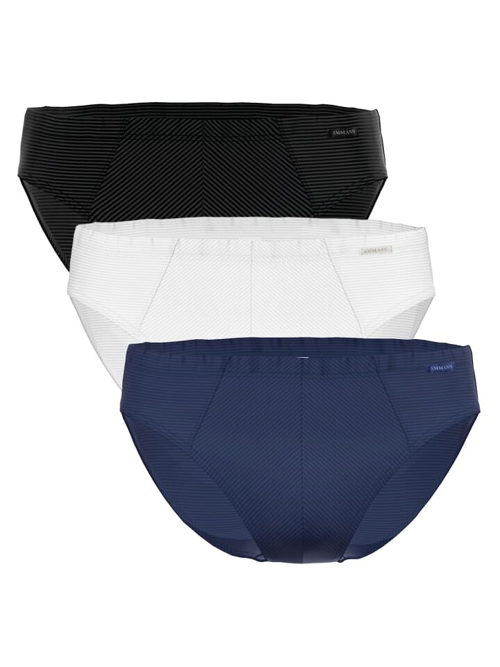 Трусы Ammann Slip 3er Pack, цвет weiß/dunkelblau/schwarz
Трусы Ammann Slip 3er Pack, цвет weiß/dunkelblau/schwarz