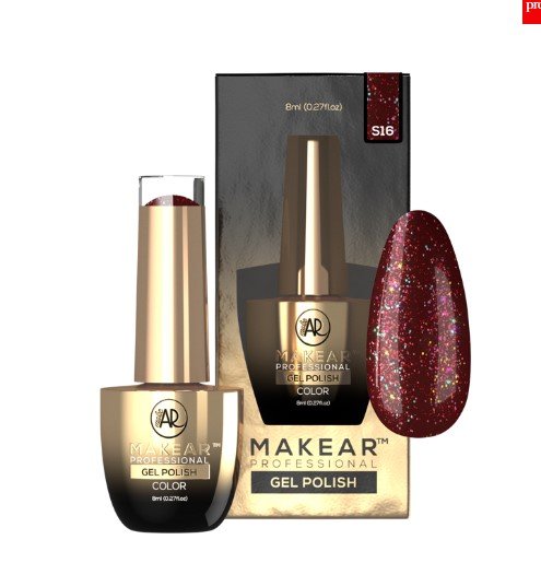 Rubindor Makear S16 Гибридный лак 8 мл
Rubindor Makear S16 Гибридный лак 8 мл