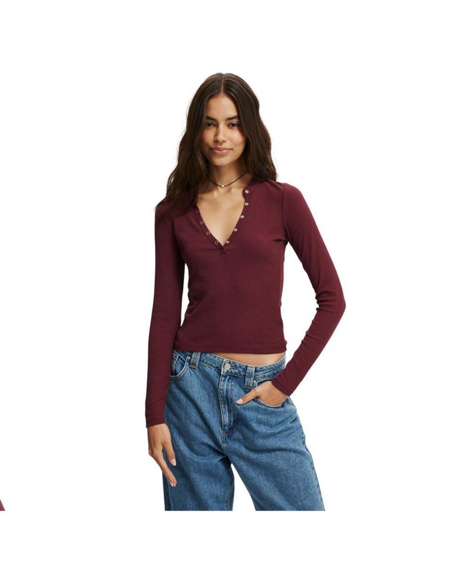 Женская футболка-поло Ryan Henley с длинным рукавом COTTON ON, Sour cherry
Женская футболка-поло Ryan Henley с длинным рукавом COTTON ON, Sour cherry
