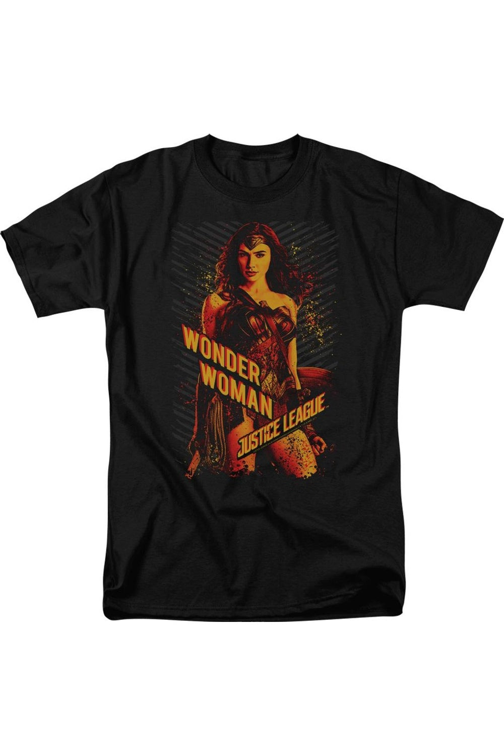 Футболка с коротким рукавом для взрослых «Лига справедливости» из фильма «Чудо-женщина» Justice League Movie, черный 
Футболка с коротким рукавом для взрослых «Лига справедливости» из фильма «Чудо-женщина» Justice League Movie, черный