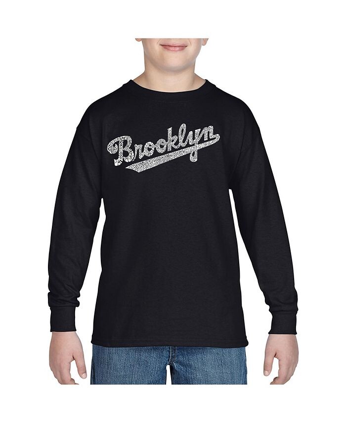 Футболка с длинным рукавом Big Boy's Word Art — Brooklyn Neighborhoods LA Pop Art, черный
Футболка с длинным рукавом Big Boy's Word Art — Brooklyn Neighborhoods LA Pop Art, черный