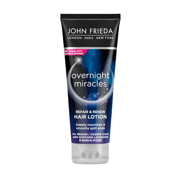 Ночная маска Overnight Miracles Hair Lotion John Frieda, 100 ml
Ночная маска Overnight Miracles Hair Lotion John Frieda, 100 ml