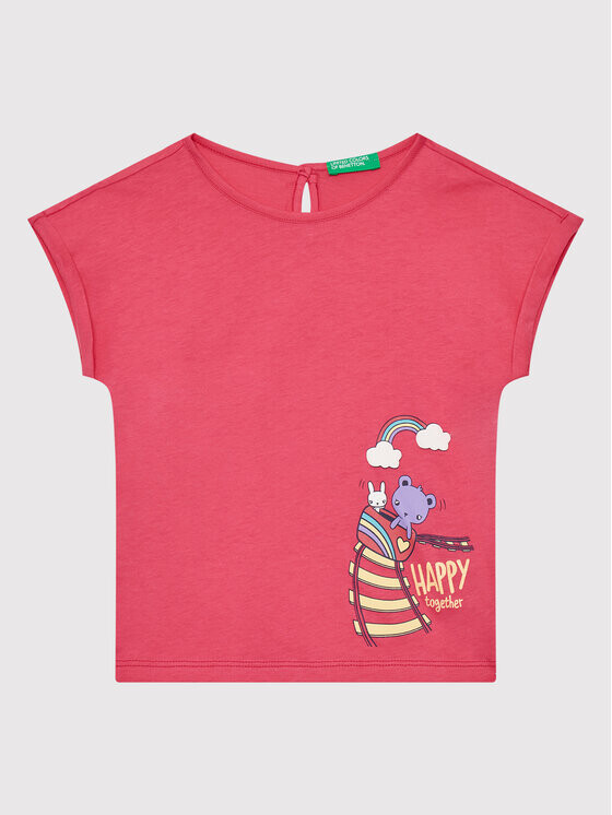 Футболка стандартного кроя United Colors Of Benetton, розовый
Футболка стандартного кроя United Colors Of Benetton, розовый