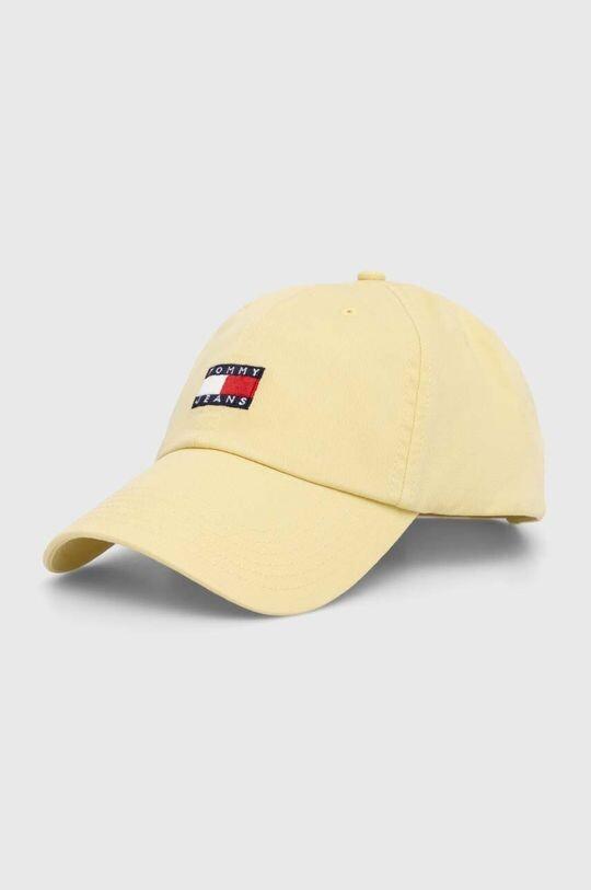 Хлопковая бейсболка Tommy Jeans, желтый
Хлопковая бейсболка Tommy Jeans, желтый
