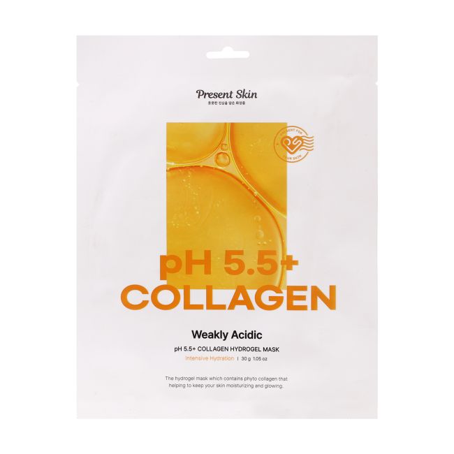 Коллагеновая гидрогелевая маска для лица Ph 5.5+ Present Skin, 30 гр
Коллагеновая гидрогелевая маска для лица Ph 5.5+ Present Skin, 30 гр