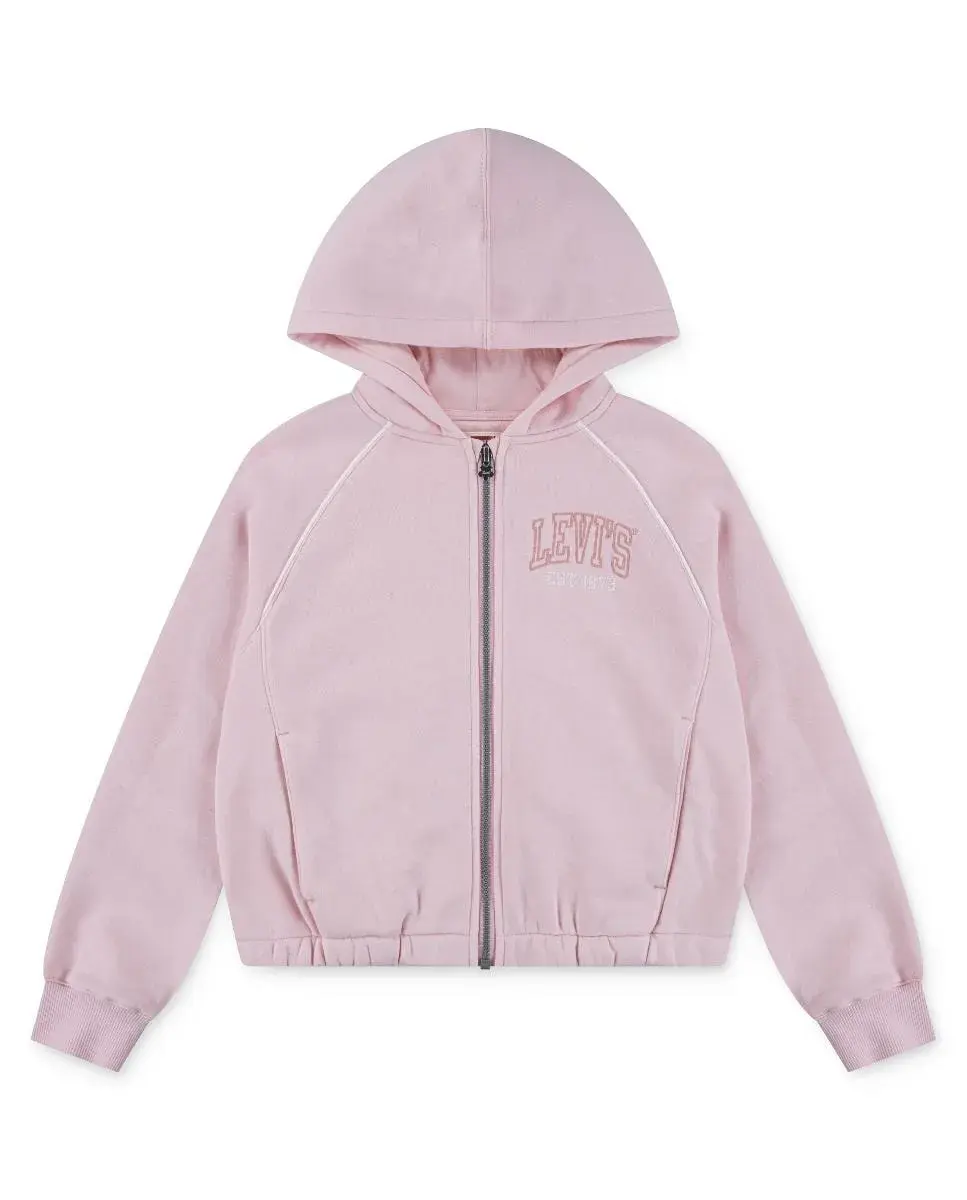 Толстовка с капюшоном и молнией Collegiate для девочки Levi's, розовый
Толстовка с капюшоном и молнией Collegiate для девочки Levi's, розовый