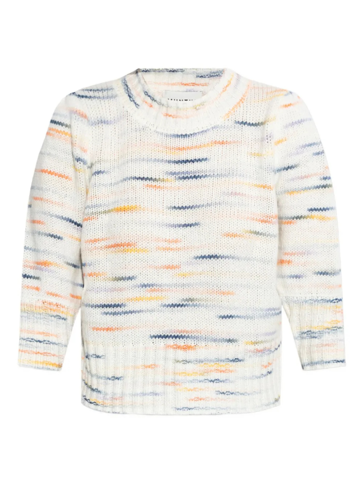 Узорчатый свитер MUNTHE, нейтральный 
Узорчатый свитер MUNTHE, нейтральный