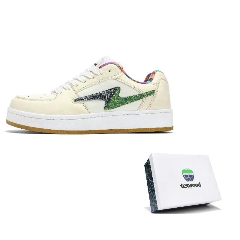 TEXWOOD Юнисекс лоу-топ скейтбордские кеды с принтом пейсли и кешью, цвет Paisley Cashews
TEXWOOD Юнисекс лоу-топ скейтбордские кеды с принтом пейсли и кешью, цвет Paisley Cashews