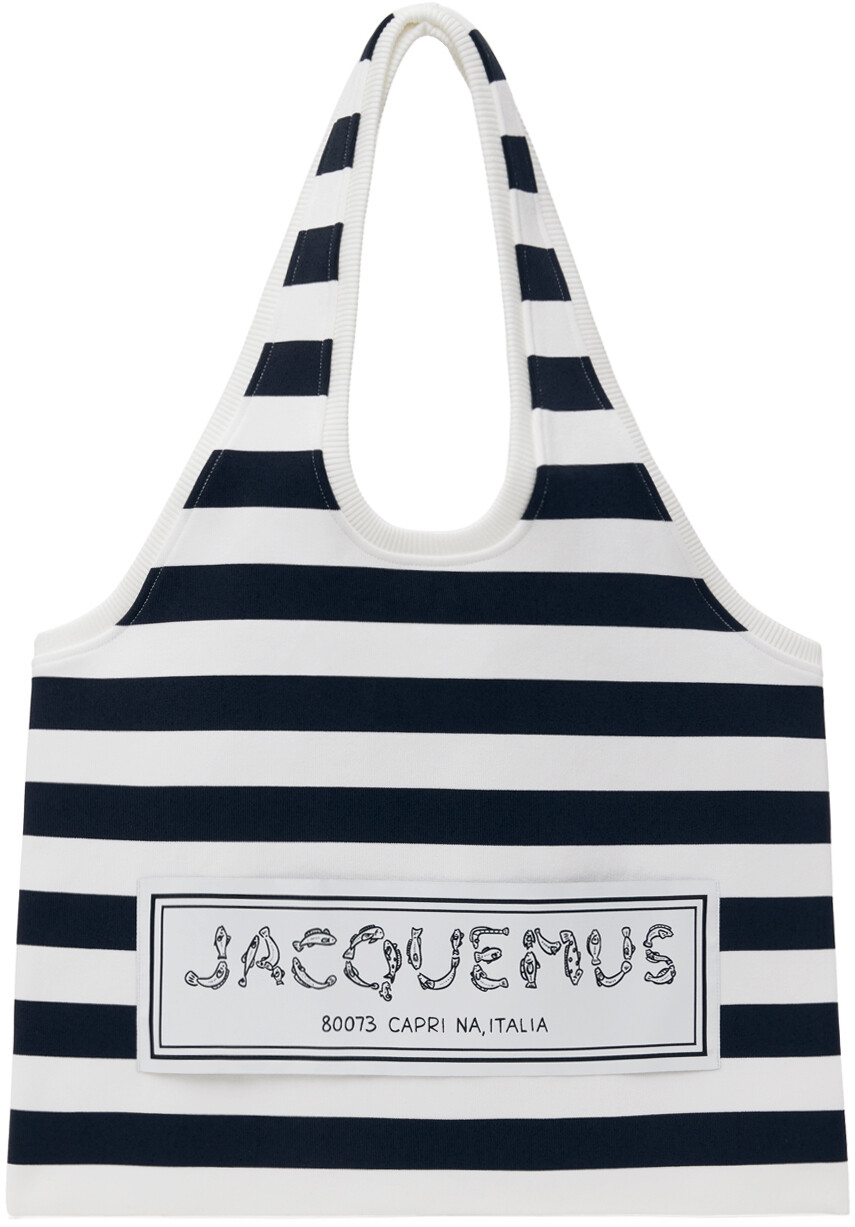 Темно-сине-белая сумка-тоут La Casa 'Le sac Marcel' JACQUEMUS, мультиколор/темно-синий
Темно-сине-белая сумка-тоут La Casa 'Le sac Marcel' JACQUEMUS, мультиколор/темно-синий