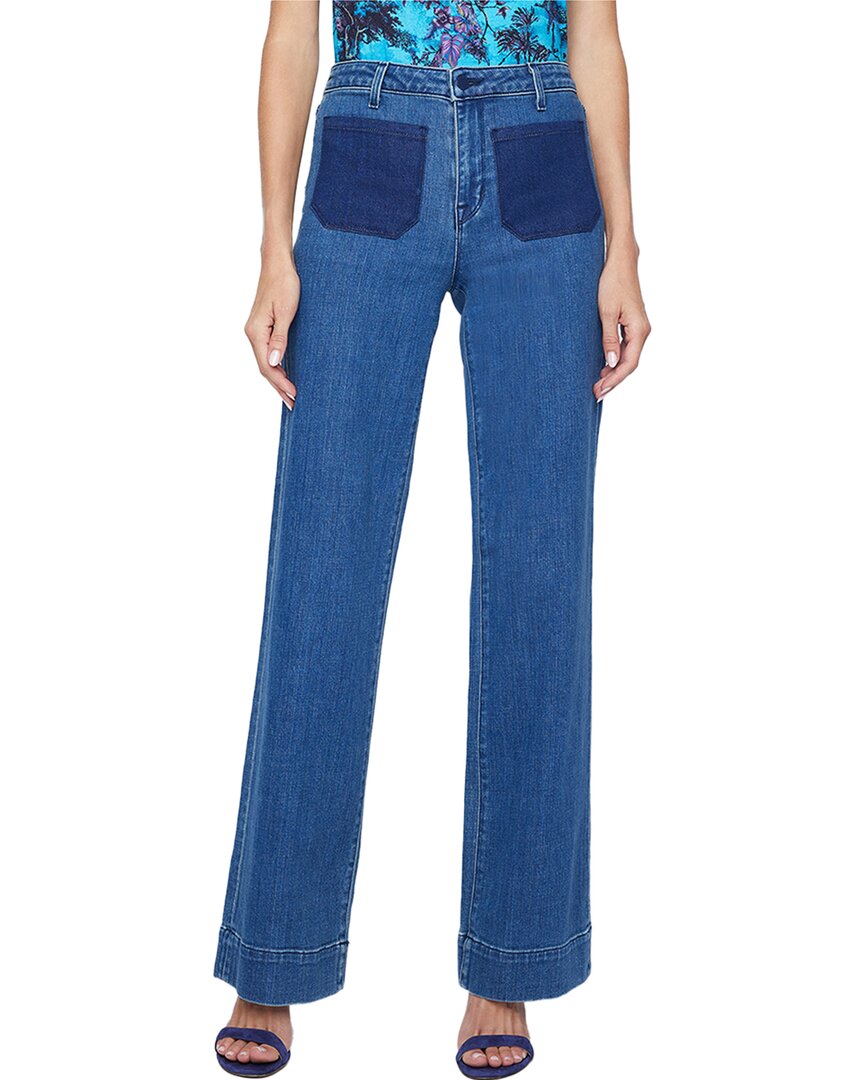 L'AGENCE Nolan Брюки с высокой посадкой и широкими штанинами, синий
L'AGENCE Nolan Брюки с высокой посадкой и широкими штанинами, синий