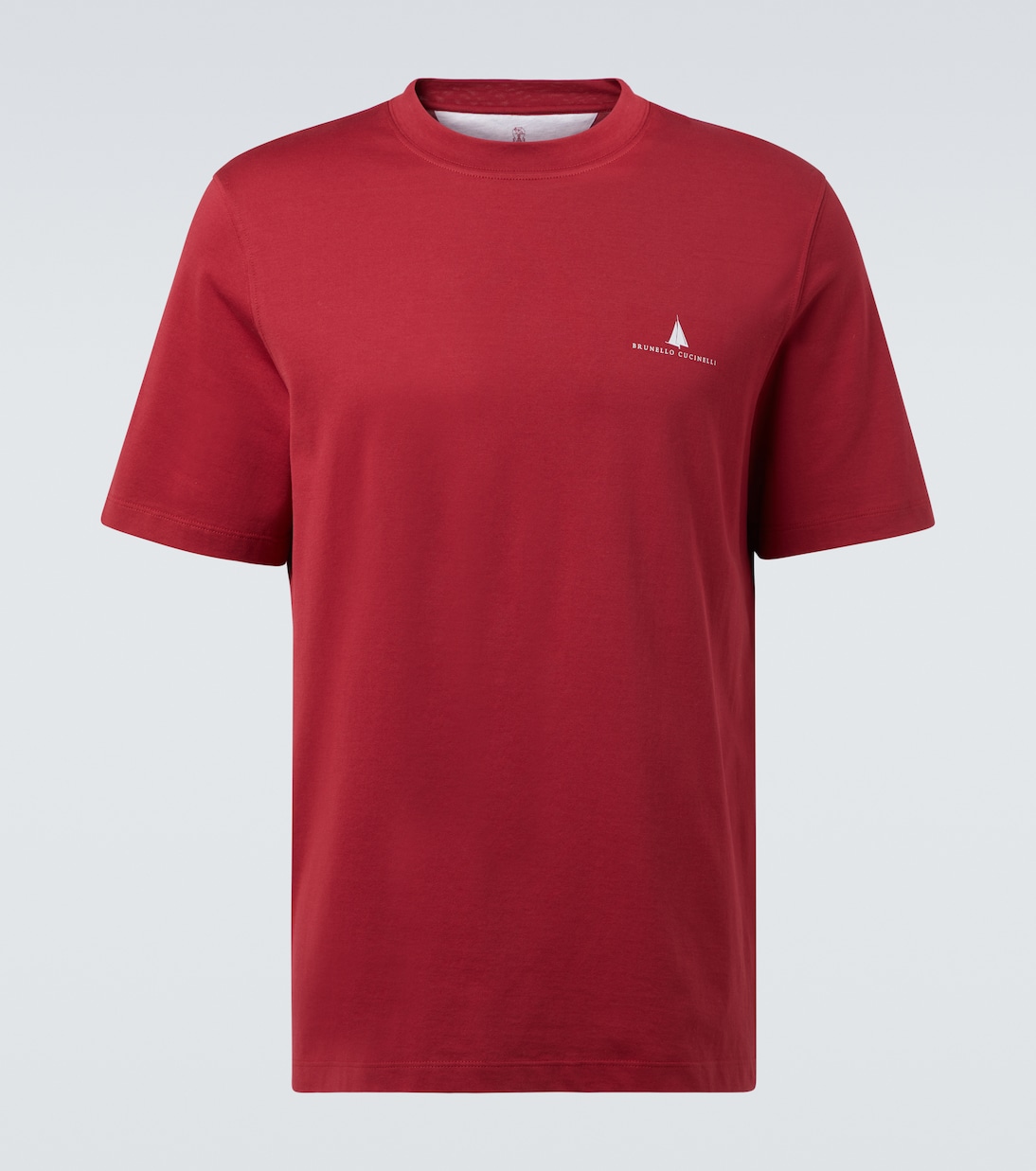 Футболка из хлопкового джерси с логотипом Brunello Cucinelli, красный
Футболка из хлопкового джерси с логотипом Brunello Cucinelli, красный