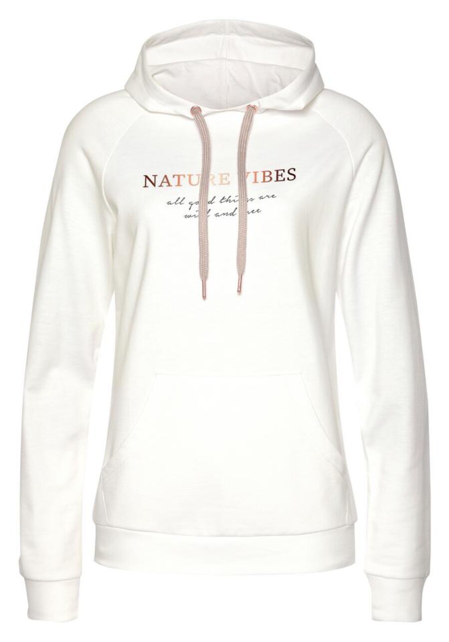 Толстовка LASCANA, белый
Толстовка LASCANA, белый