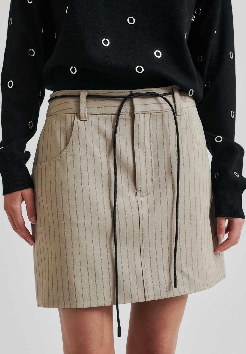 Юбка А-силуэта RAYURES Second Female, коричневый 
Юбка А-силуэта RAYURES Second Female, коричневый