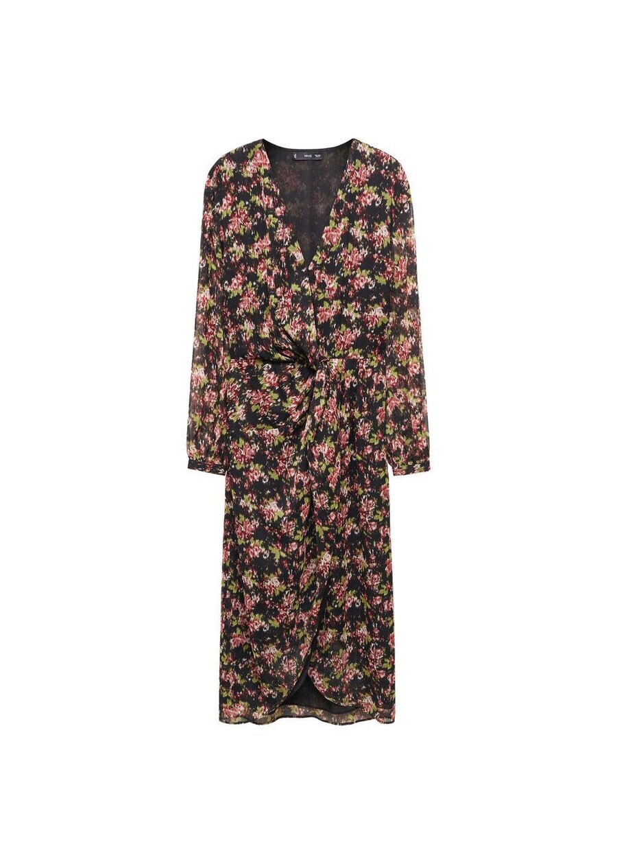 Платье миди MANGO Dress Carol, черный
Платье миди MANGO Dress Carol, черный