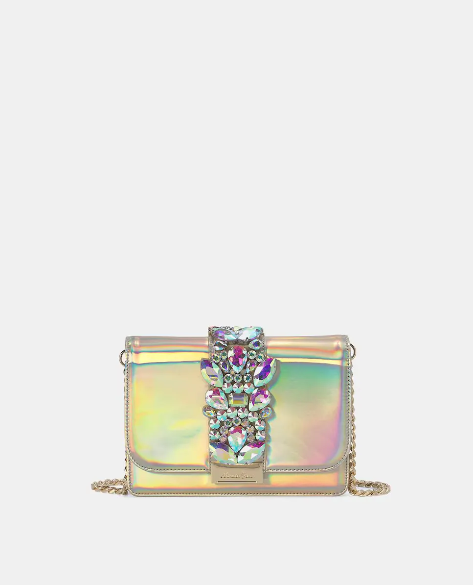 Женская сумка через плечо со стразами и ручкой-цепочкой Alma en Pena, золотой
Женская сумка через плечо со стразами и ручкой-цепочкой Alma en Pena, золотой