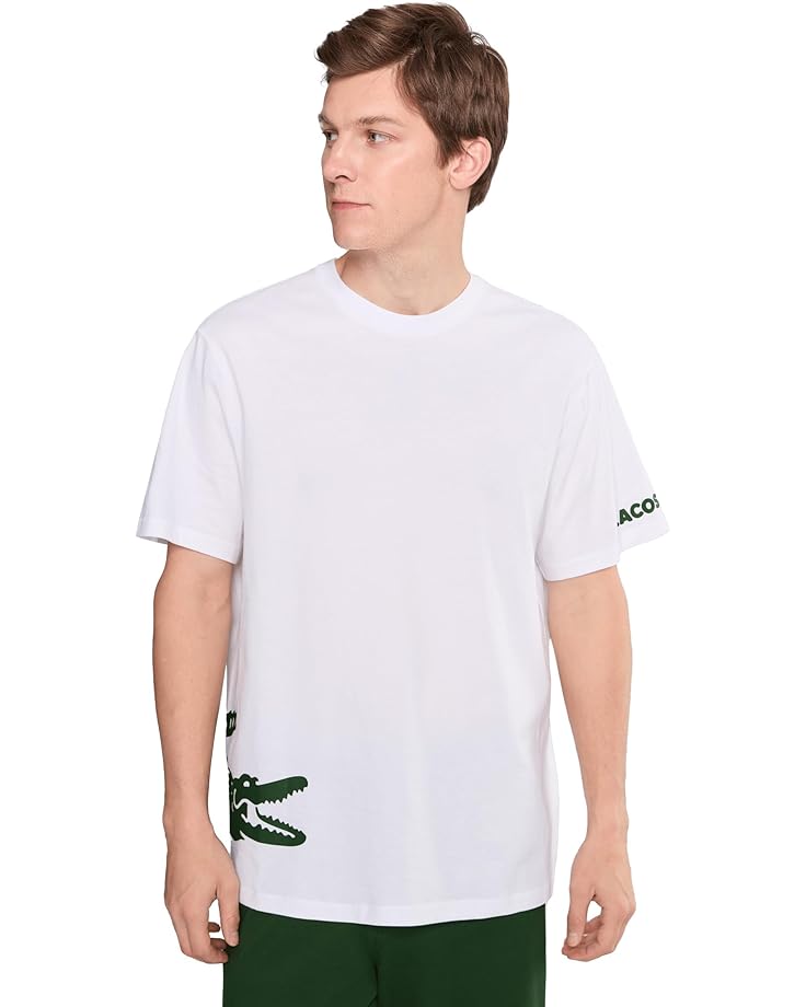 Мужская футболка Lacoste Printed Cotton Loungewear, White/Green, Белый, Мужская футболка Lacoste Printed Cotton Loungewear, White/Green
Мужская футболка Lacoste Printed Cotton Loungewear, White/Green, Белый, Мужская футболка Lacoste Printed Cotton Loungewear, White/Green