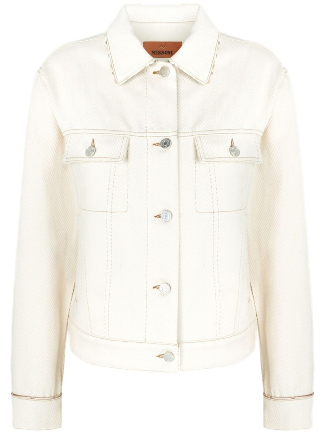 Missoni жакет с узором зигзаг, белый
Missoni жакет с узором зигзаг, белый
