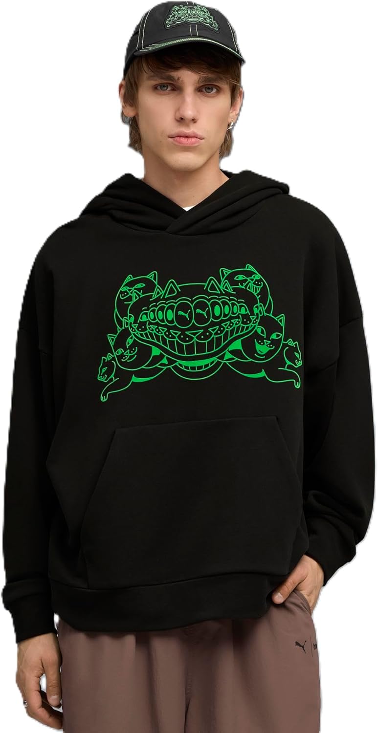 Мужская повседневная спортивная толстовка PUMA Prime PUMA x RIPNDIP BOXY GRAPHIC TR 632414, черный
Мужская повседневная спортивная толстовка PUMA Prime PUMA x RIPNDIP BOXY GRAPHIC TR 632414, черный