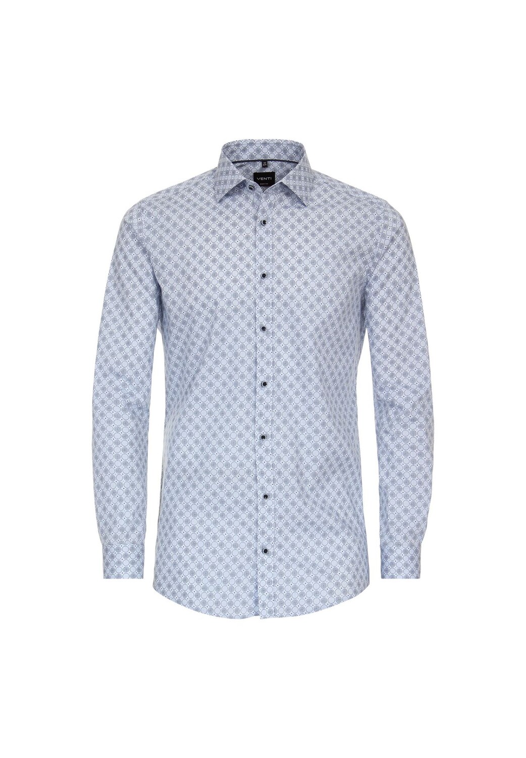 Мужская деловая рубашка с принтом, облегающая боди Venti, цвет Mittelblau
Мужская деловая рубашка с принтом, облегающая боди Venti, цвет Mittelblau