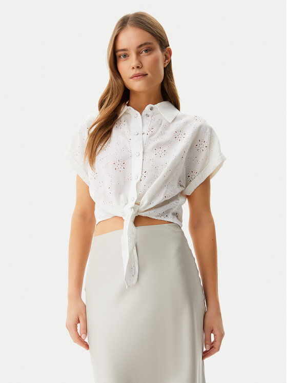 Рубашка обычного кроя W5GH34WG822 Guess, белый 
Рубашка обычного кроя W5GH34WG822 Guess, белый