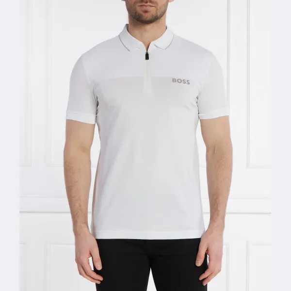 Рубашка-Поло приталенного кроя Philips Boss, белый
Рубашка-Поло приталенного кроя Philips Boss, белый