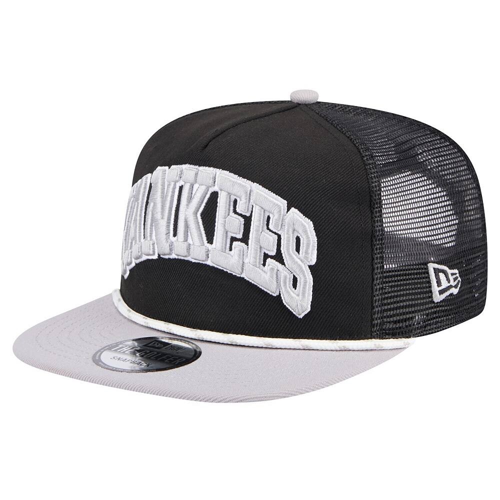 Мужская черная кепка для гольфа New Era New York Yankees Throwback с сеткой, цвет Ynk Black 
Мужская черная кепка для гольфа New Era New York Yankees Throwback с сеткой, цвет Ynk Black