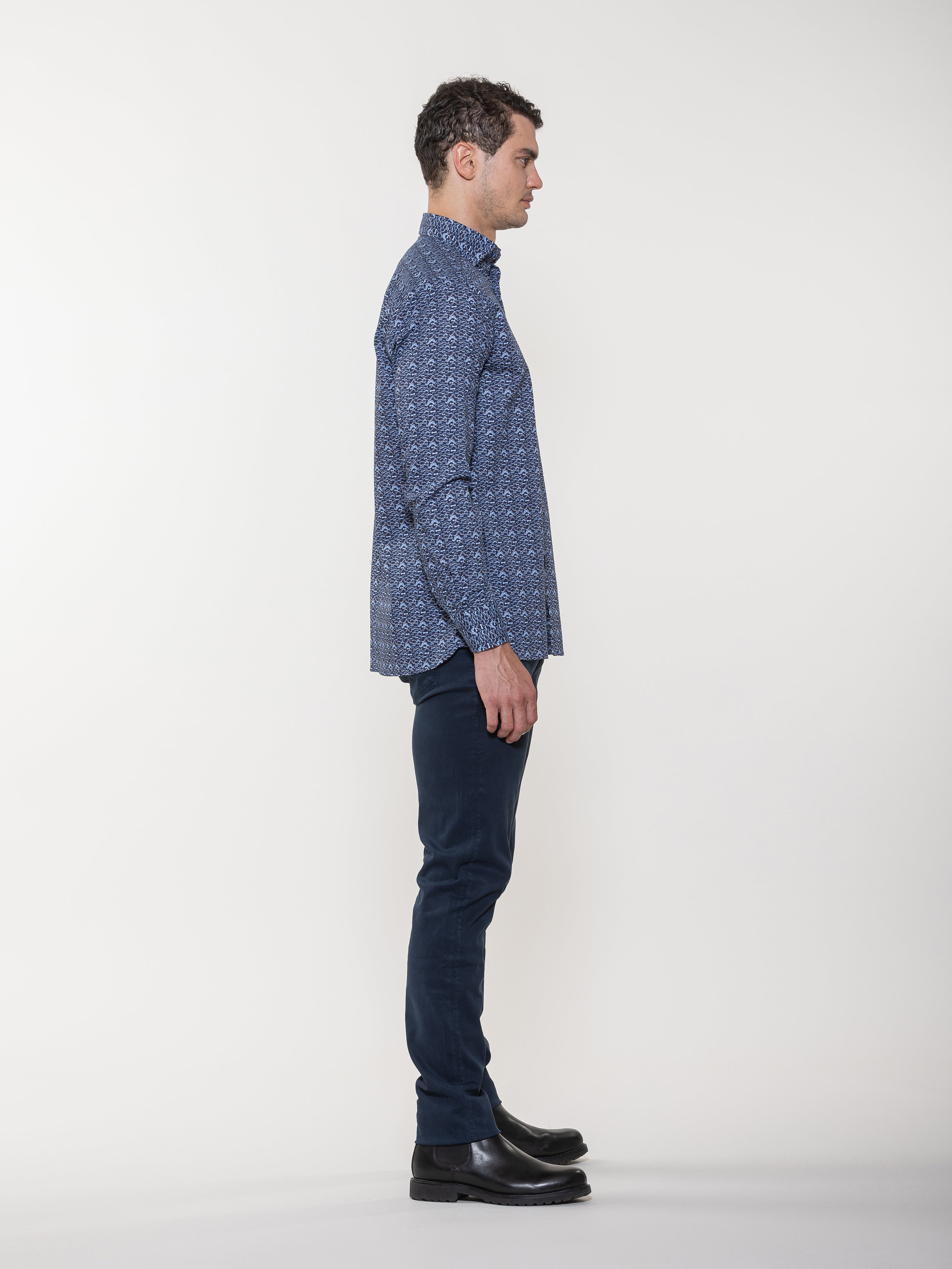 Рубашка с усами и галстуком-бабочкой American Heritage, темно-синий
Рубашка с усами и галстуком-бабочкой American Heritage, темно-синий