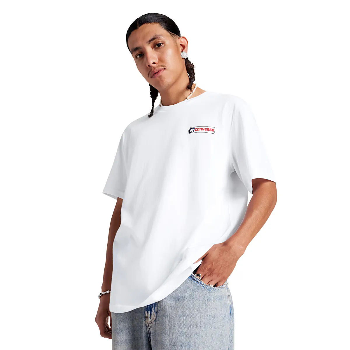 Мужская футболка с логотипом Converse, белый
Мужская футболка с логотипом Converse, белый