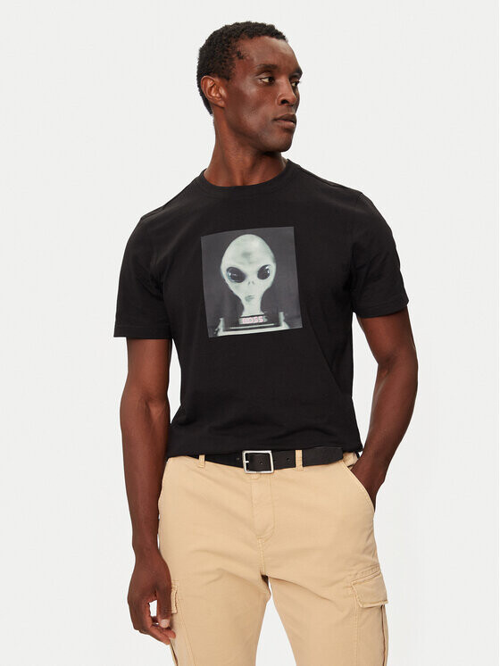 Футболка стандартного кроя Boss, черный
Футболка стандартного кроя Boss, черный