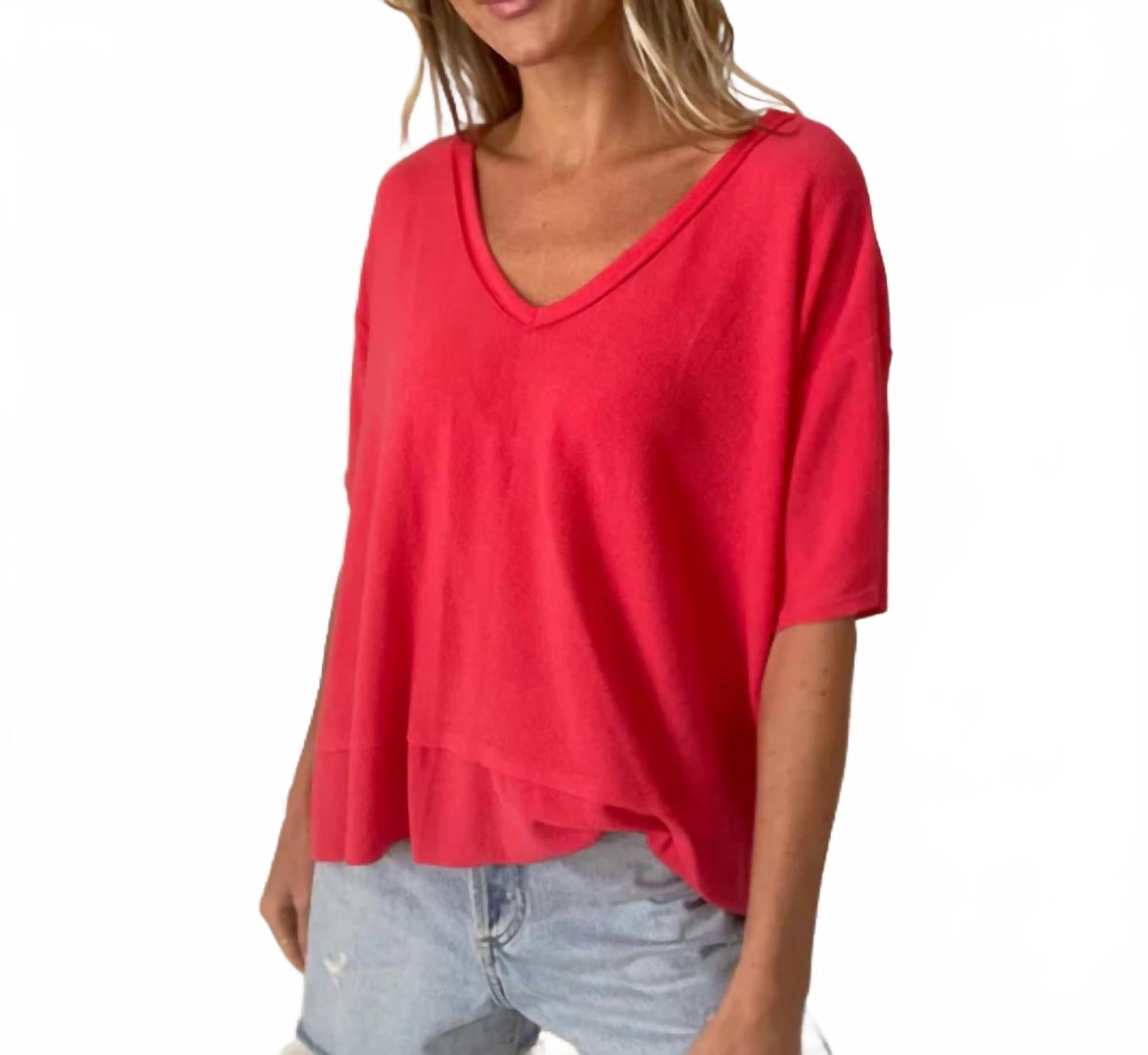 Доман топ с V-образным вырезом в мандариновом цвете SIX/FIFTY, Tangerine
Доман топ с V-образным вырезом в мандариновом цвете SIX/FIFTY, Tangerine