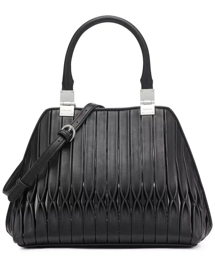 Гранитная трансформируемая плиссированная сумка Calvin Klein, черный
Гранитная трансформируемая плиссированная сумка Calvin Klein, черный