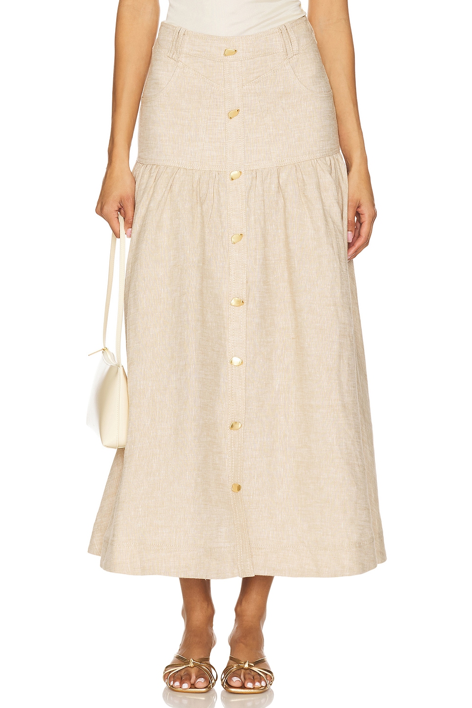 Morgan миди-юбка Aje, dune beige
Morgan миди-юбка Aje, dune beige