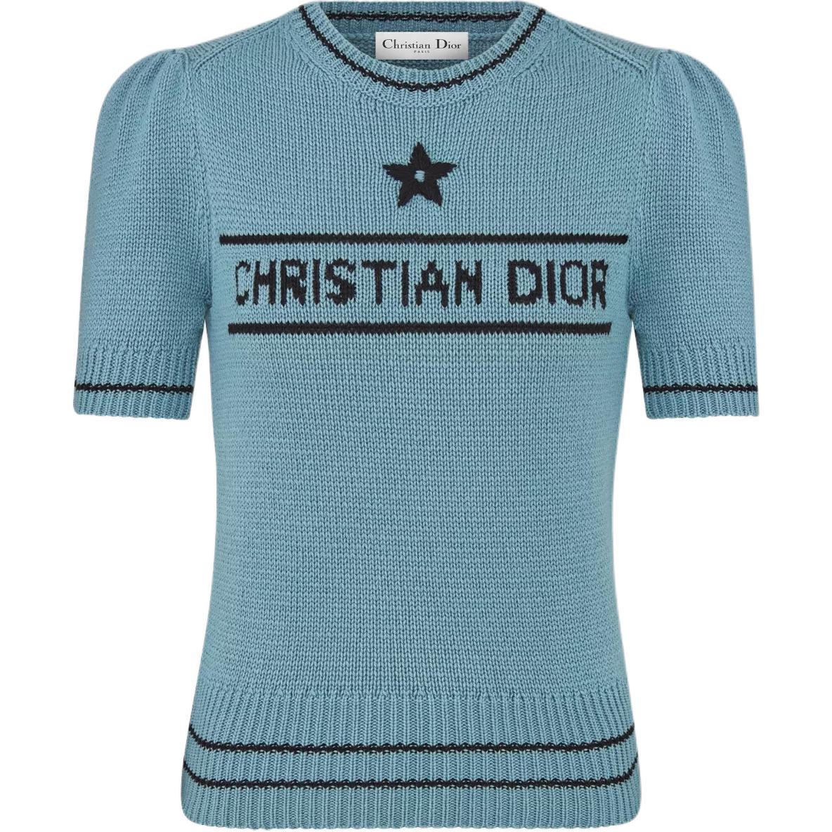 SS25 Вязаный свитер Women's DIOR, синий
SS25 Вязаный свитер Women's DIOR, синий