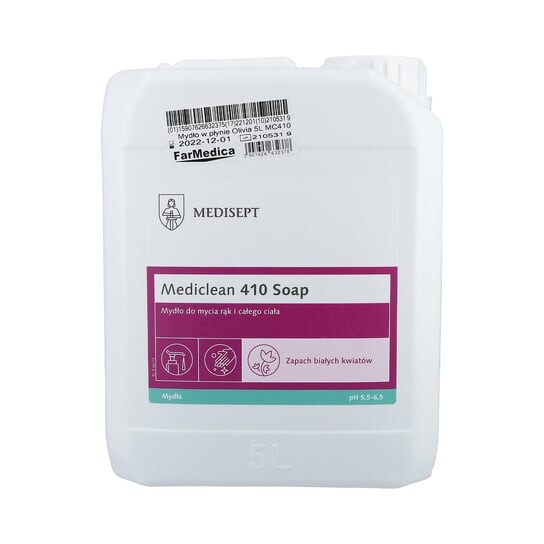 Мыло для мытья рук и всего тела, 5000 мл MEDISEPT, MEDICLEAN 410
Мыло для мытья рук и всего тела, 5000 мл MEDISEPT, MEDICLEAN 410