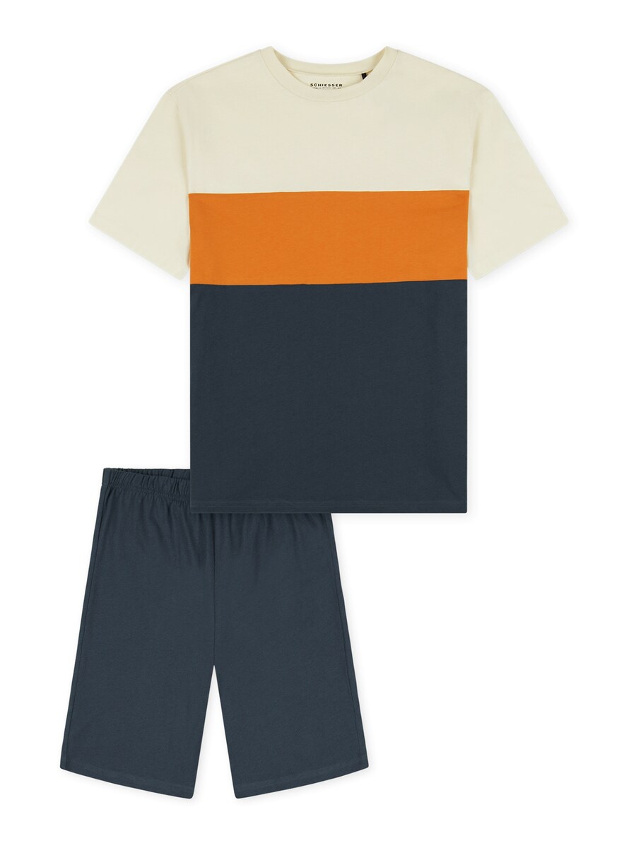 Пижама SCHIESSER Organic Cotton, Dark Blue/Orange/Off White
Пижама SCHIESSER Organic Cotton, Dark Blue/Orange/Off White