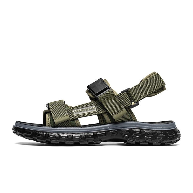 WARRIOR Сандалии мужские с одним ремешком, армейский зеленый/черный
WARRIOR Сандалии мужские с одним ремешком, армейский зеленый/черный