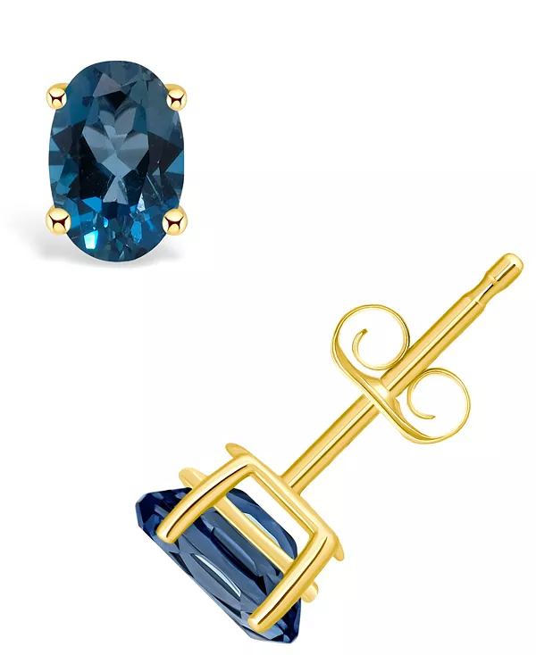 Серьги-Гвоздики с лондонским голубым топазом (1 карат) из 14-каратного желтого золота или 14-каратного белого золота Macy'S, gold
Серьги-Гвоздики с лондонским голубым топазом (1 карат) из 14-каратного желтого золота или 14-каратного белого золота Macy'S, gold