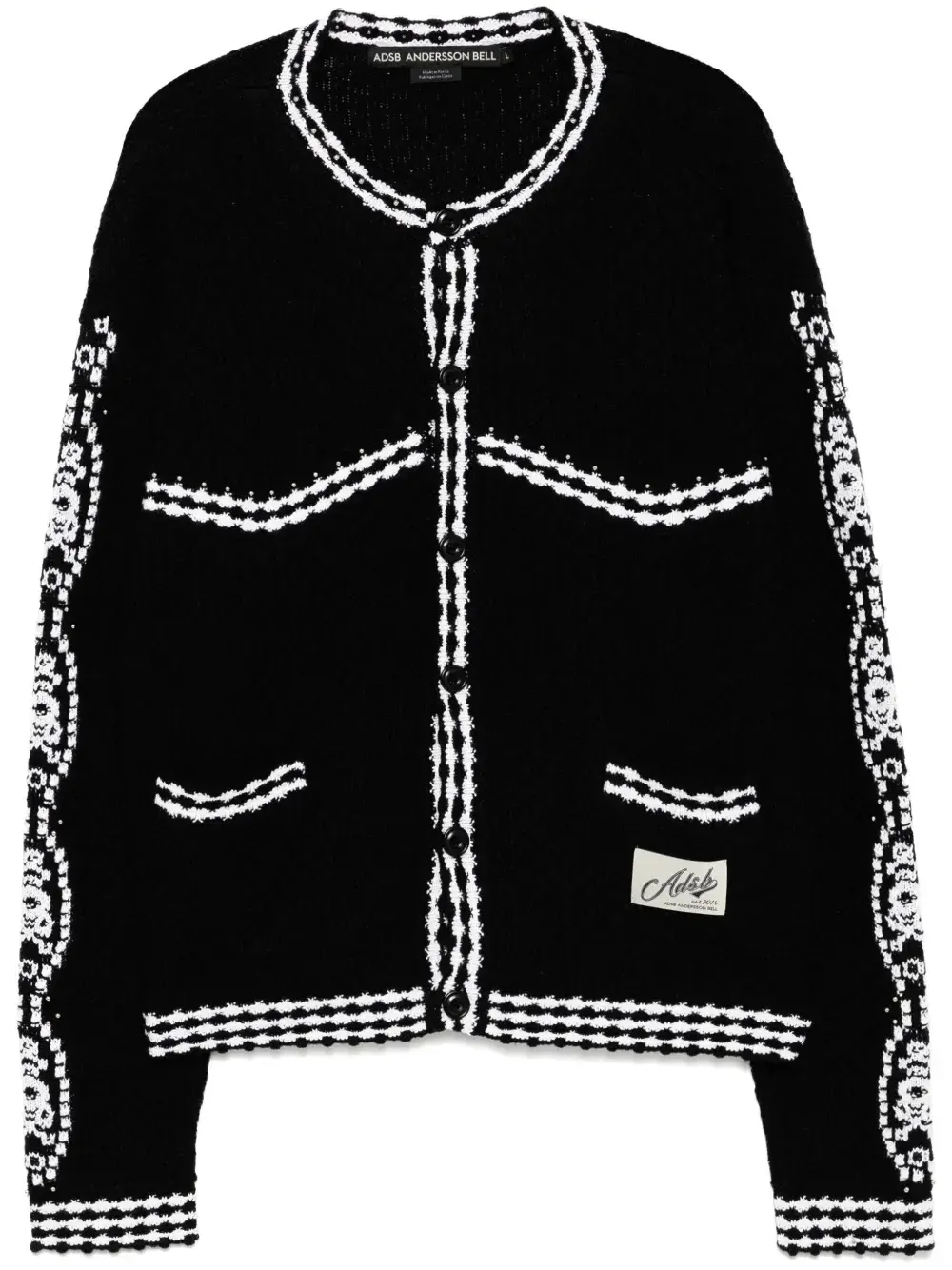 Кардиган Fantasia с круглым вырезом Andersson Bell, черный
Кардиган Fantasia с круглым вырезом Andersson Bell, черный