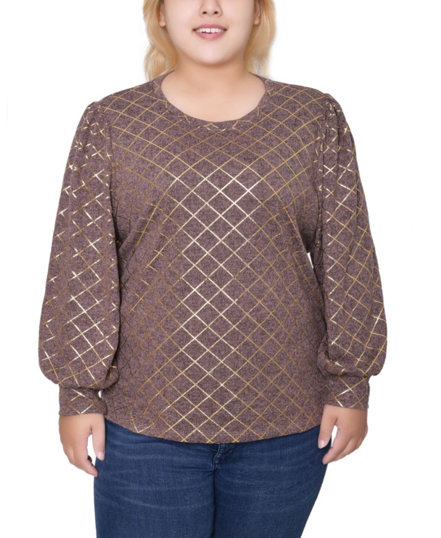 Пуловер с рукавами-епископскими рукавами большого размера NY Collection, Peppercorn
Пуловер с рукавами-епископскими рукавами большого размера NY Collection, Peppercorn