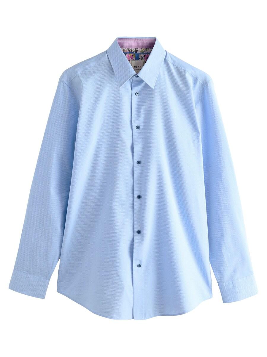 Рубашка обычного кроя на пуговицах Next, небесно-синий
Рубашка обычного кроя на пуговицах Next, небесно-синий