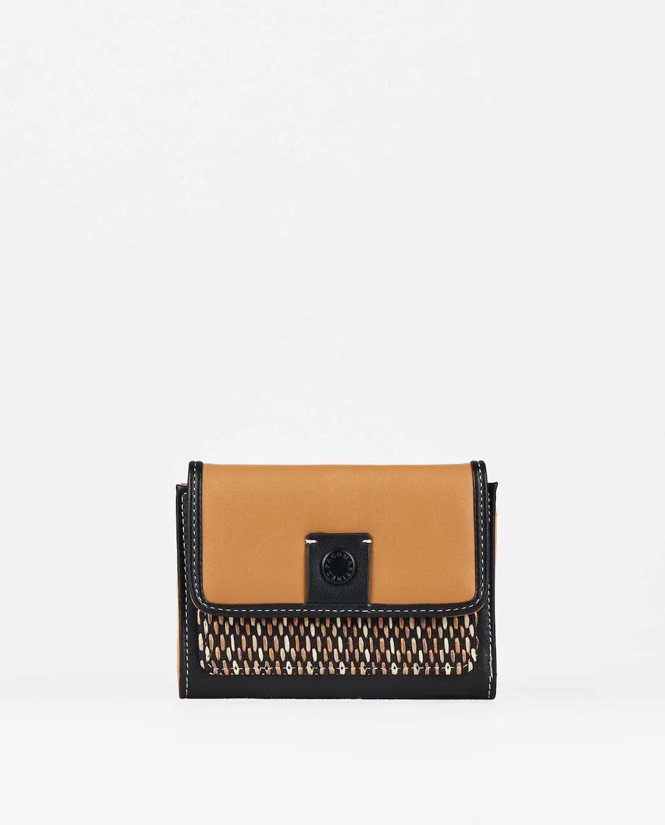 Средний женский кошелек из коричневой и черной рафии PACOMARTINEZ, мультиколор
Средний женский кошелек из коричневой и черной рафии PACOMARTINEZ, мультиколор